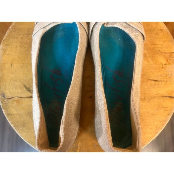 Blowfish Malibu 8.5 Ballet Flats Slip On Shoes Canvas Closed Round Toe - Picture 5 of 10